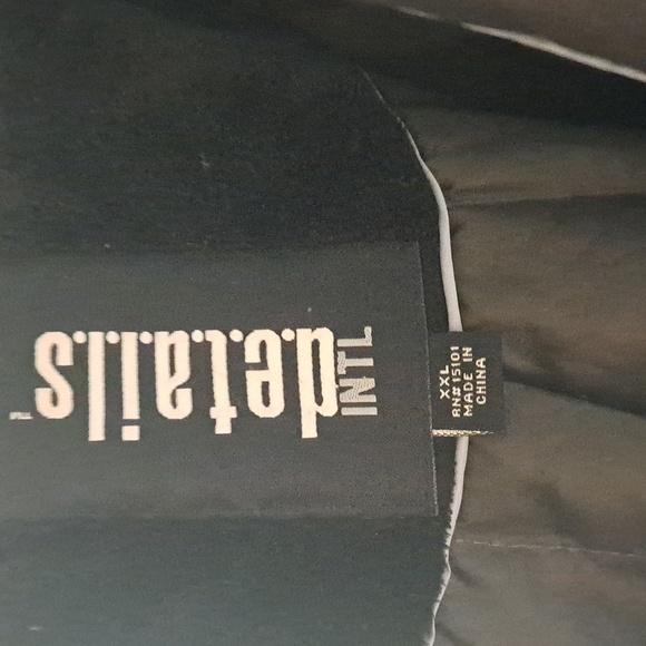 International details hooded jacket black xxl pockets - Picture 3 of 3